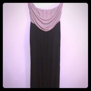 Strapless maxi dress
